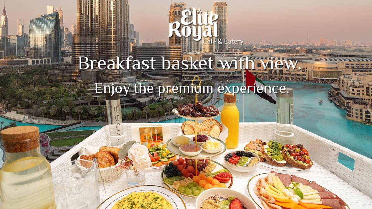 Elite Royal Apartment - Full Burj Khalifa & Fountain View - 2 Bedrooms And 1 Open Bedroom Without Partition Dubái Exterior foto