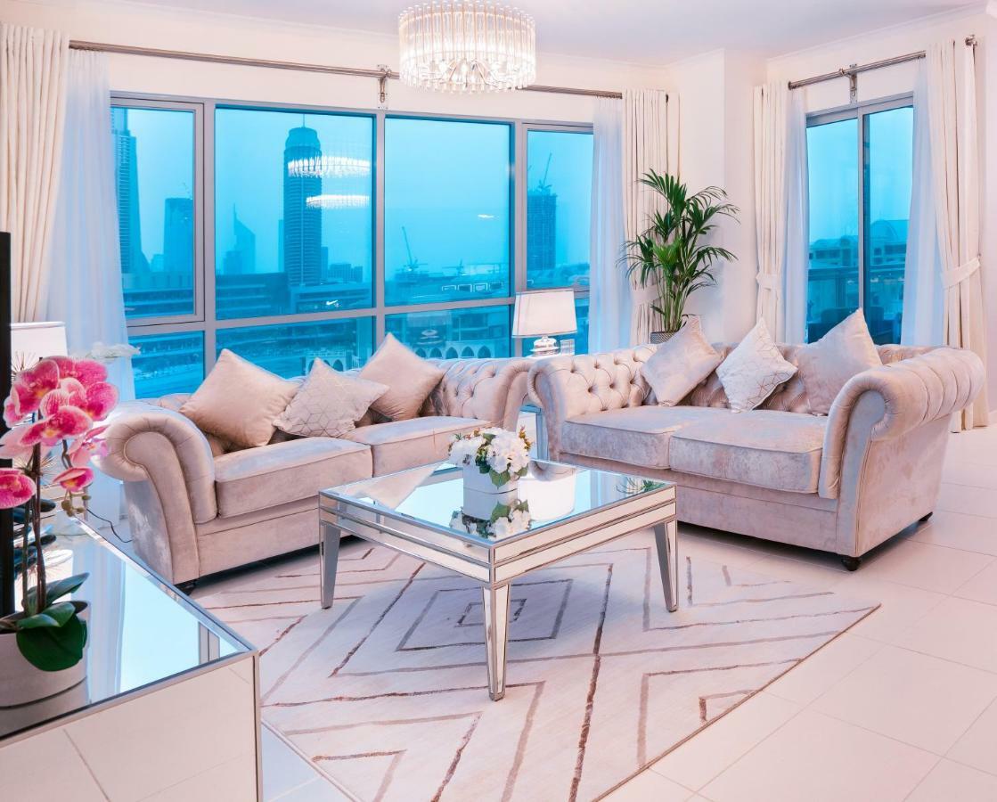 Elite Royal Apartment - Full Burj Khalifa & Fountain View - 2 Bedrooms And 1 Open Bedroom Without Partition Dubái Exterior foto