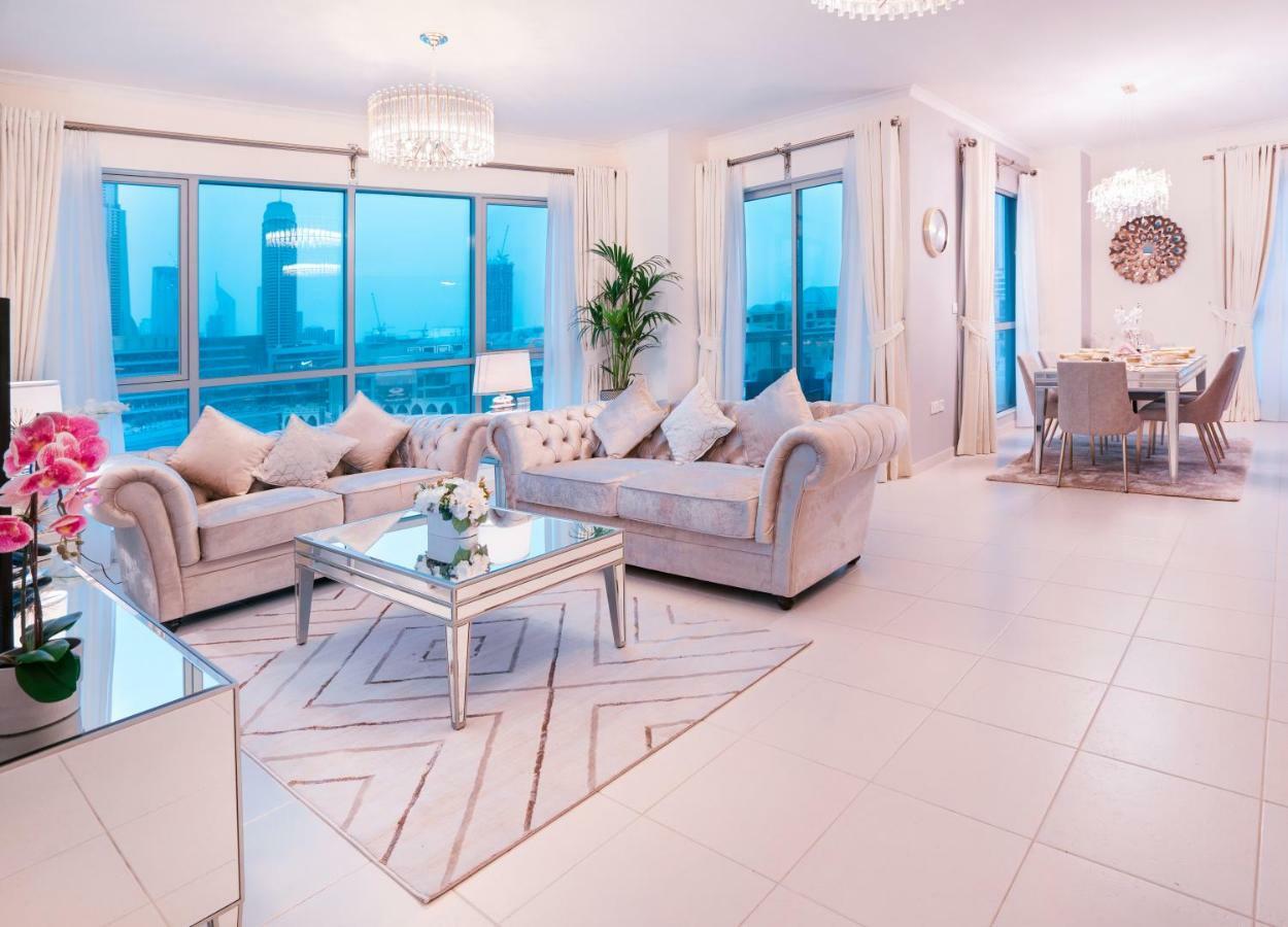 Elite Royal Apartment - Full Burj Khalifa & Fountain View - 2 Bedrooms And 1 Open Bedroom Without Partition Dubái Exterior foto